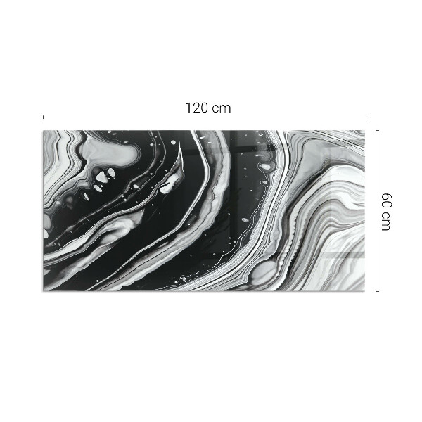 Obdélníková podložka před krb Abstraktní vlnité a lineární vzory