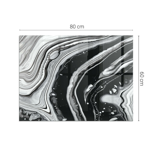 Obdélníková podložka před krb Abstraktní vlnité a lineární vzory