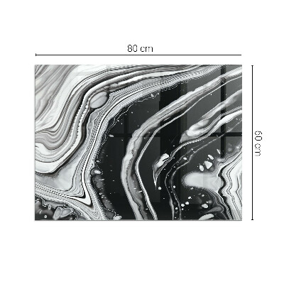 Obdélníková podložka před krb Abstraktní vlnité a lineární vzory