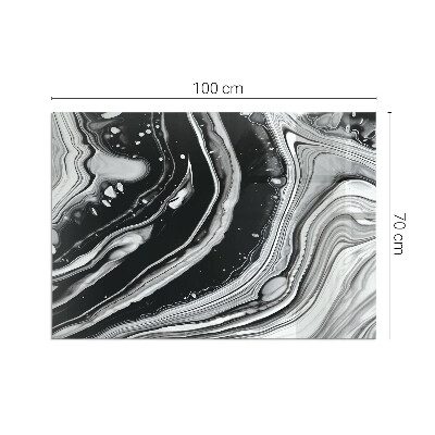 Obdélníková podložka před krb Abstraktní vlnité a lineární vzory