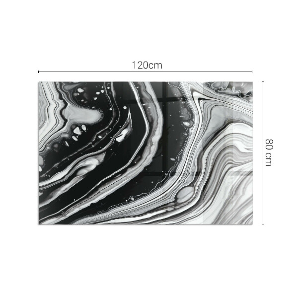 Obdélníková podložka před krb Abstraktní vlnité a lineární vzory