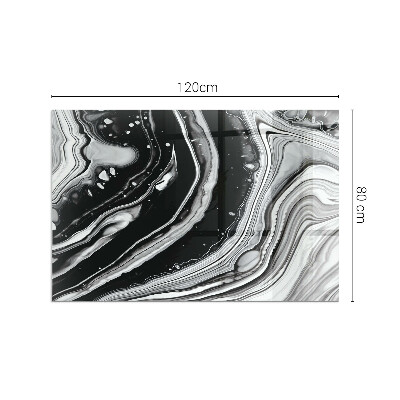 Obdélníková podložka před krb Abstraktní vlnité a lineární vzory