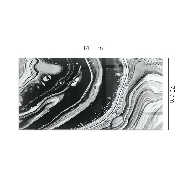 Obdélníková podložka před krb Abstraktní vlnité a lineární vzory