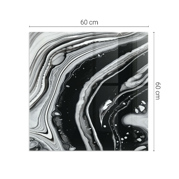 Obdélníková podložka před krb Abstraktní vlnité a lineární vzory