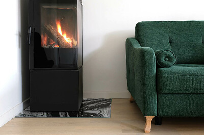 Obdélníková podložka před krb Abstraktní vlnité a lineární vzory