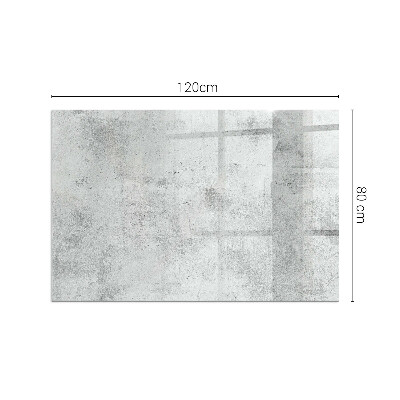 Obdélníkové sklo pod krbová kamna Betonová textura v syrovém stylu