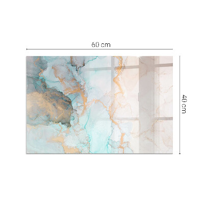 Obdélníková podložka před krb tekutý abstraktní motiv