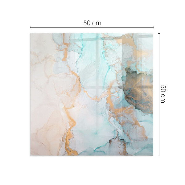 Obdélníková podložka před krb tekutý abstraktní motiv