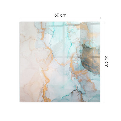 Obdélníková podložka před krb tekutý abstraktní motiv