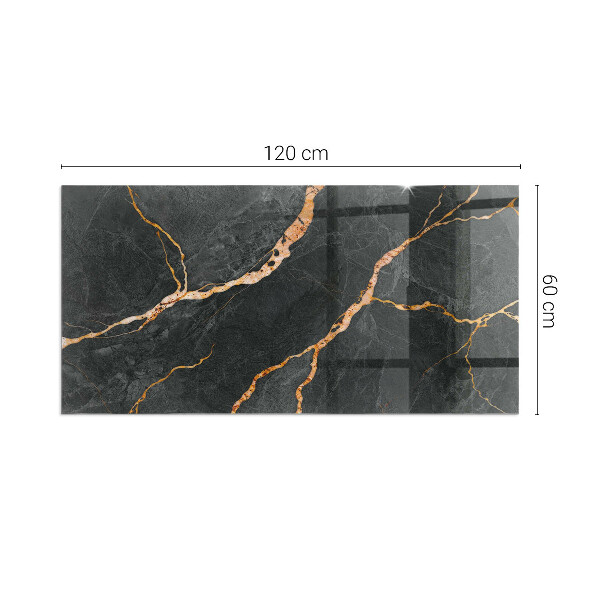 Obdélníková podložka před krb Mramorový styl s jemným žilkováním