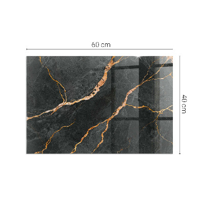 Obdélníková podložka před krb Mramorový styl s jemným žilkováním