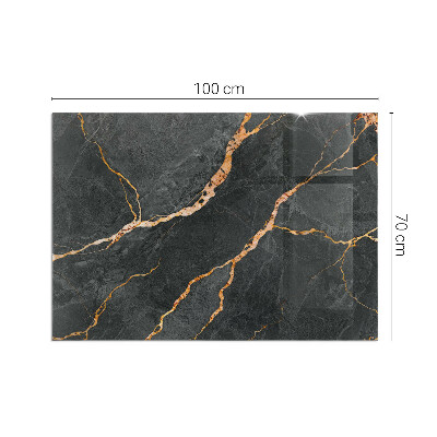 Obdélníková podložka před krb Mramorový styl s jemným žilkováním