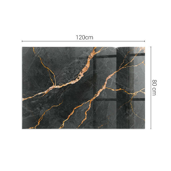 Obdélníková podložka před krb Mramorový styl s jemným žilkováním