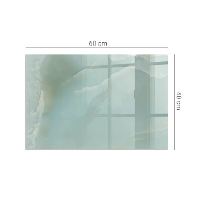 Obdélníková podložka před krb Mramorový motiv v jemných tónech