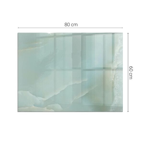 Obdélníková podložka před krb Mramorový motiv v jemných tónech