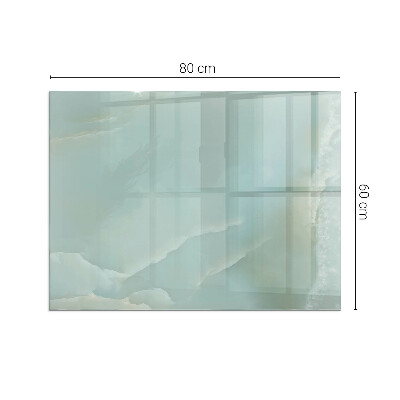 Obdélníková podložka před krb Mramorový motiv v jemných tónech