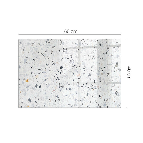 Obdélníková podložka před krb Kamenný vzor s malými akcenty