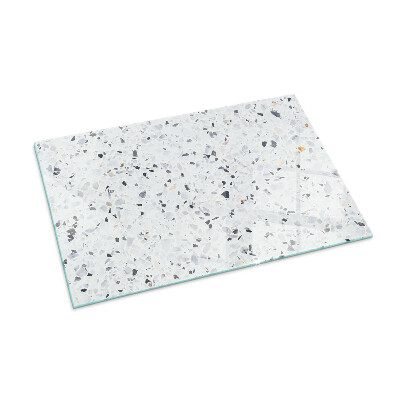 Obdélníková podložka před krb Kamenný vzor s malými akcenty