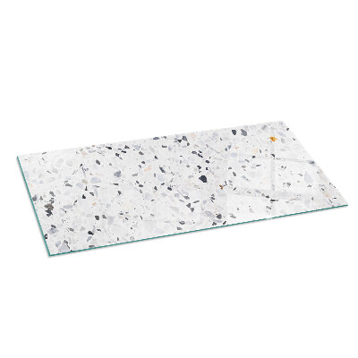 Obdélníková podložka před krb Kamenný vzor s malými akcenty