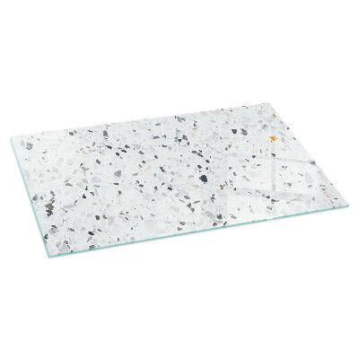 Obdélníková podložka před krb Kamenný vzor s malými akcenty