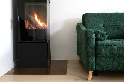 Obdélníková podložka před krb Barva Hnědá