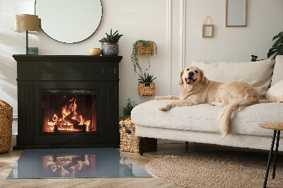 Obdélníkové sklo pod krbová kamna Barva: Tmavě modrá