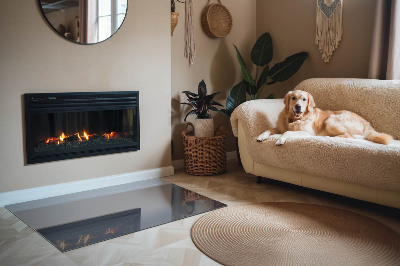 Obdélníkové sklo pod krbová kamna Barva: Tmavě modrá