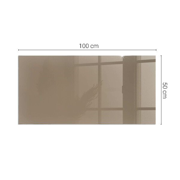 Obdélníkové sklo pod krbová kamna Barva Hnědá