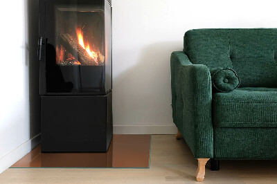 Obdélníková podložka před krb Barva Hnědá