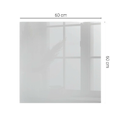 Obdélníkové sklo pod krbová kamna Barva šedá