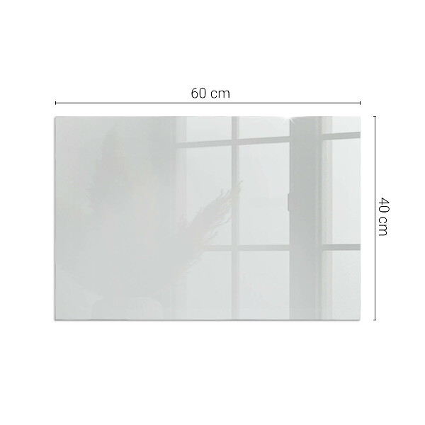 Obdélníková skleněná podložka pod kamna Barva šedá