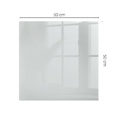 Obdélníková skleněná podložka pod kamna Barva šedá