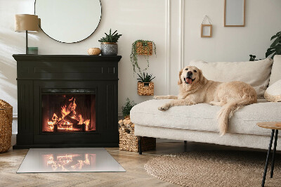 Obdélníková podložka před krb Barva Světle růžová