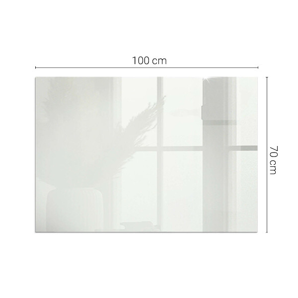 Obdélníkové sklo pod krbová kamna Slonovinová barva