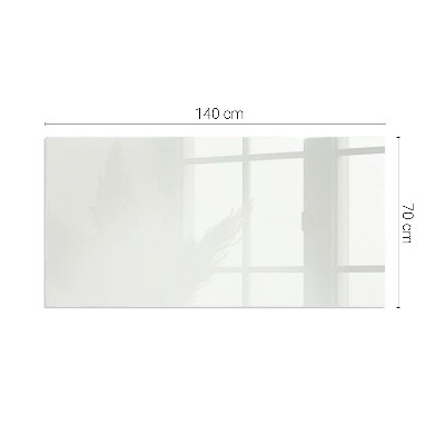 Obdélníkové sklo pod krbová kamna Slonovinová barva