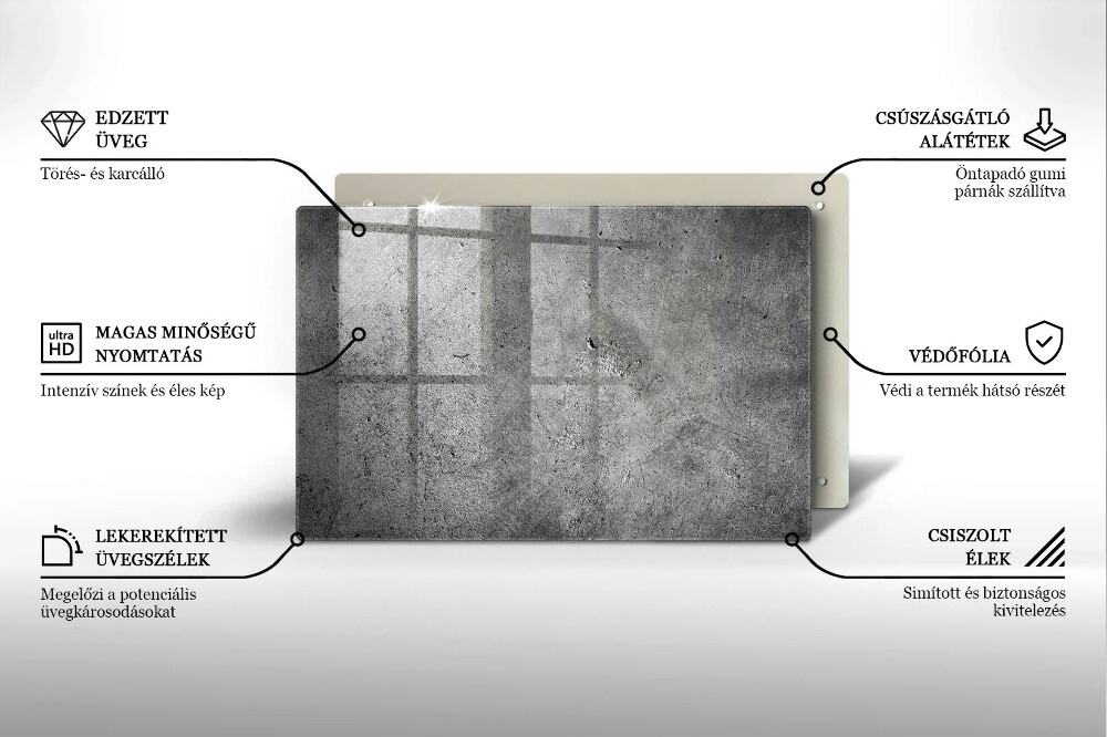 Podstavec pod hřbitovní svíčky Textura betonového kamene