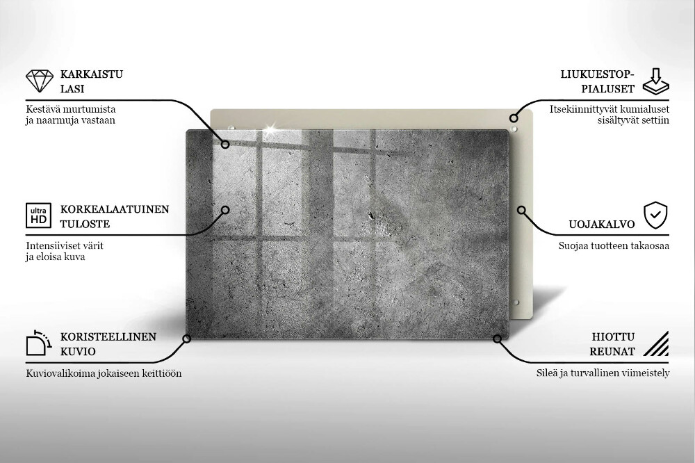 Podstavec pod hřbitovní svíčky Textura betonového kamene