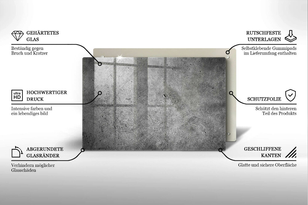 Podstavec pod hřbitovní svíčky Textura betonového kamene