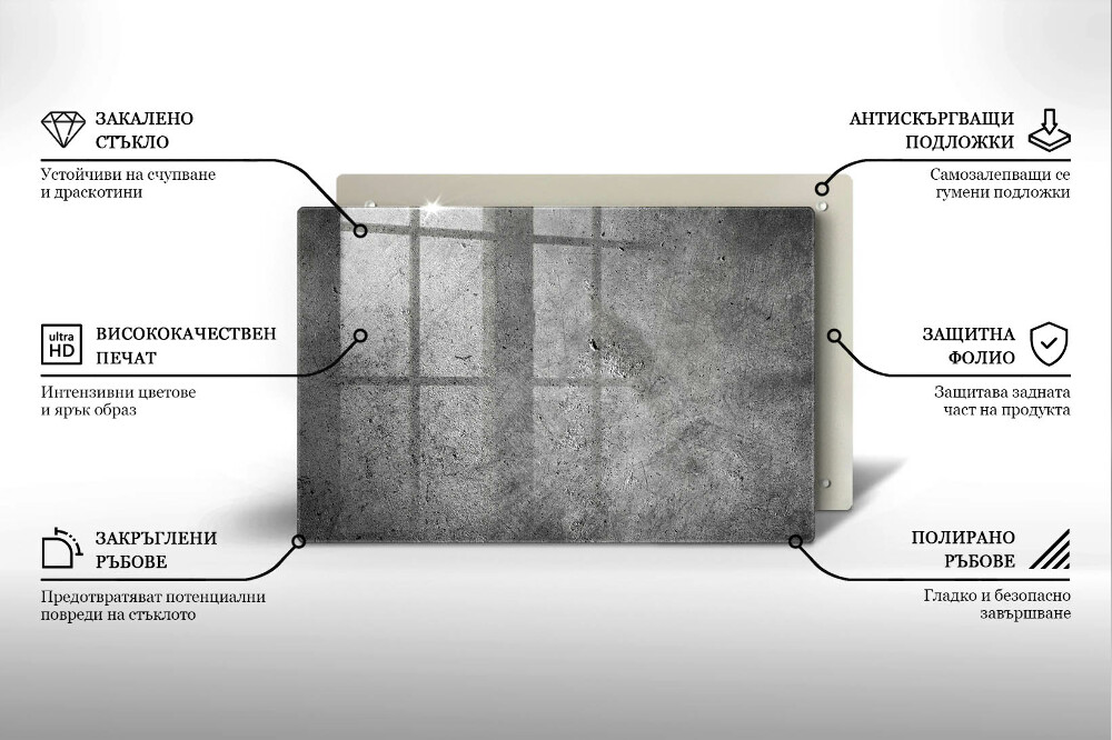 Podstavec pod hřbitovní svíčky Textura betonového kamene