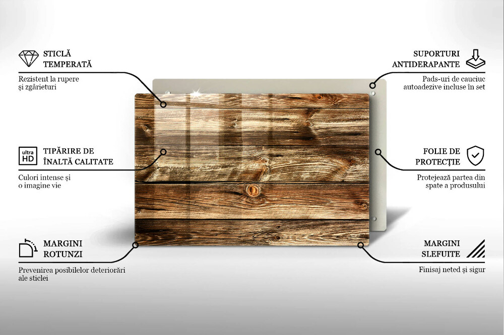 Podstavec pod hřbitovní svíčky Textura dřevěného prkna