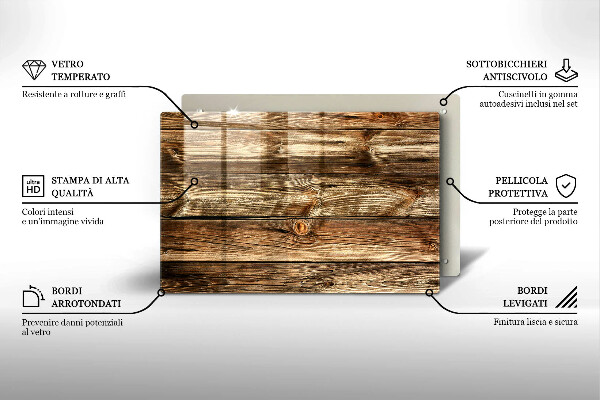 Podstavec pod hřbitovní svíčky Textura dřevěného prkna