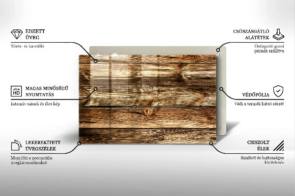 Podstavec pod hřbitovní svíčky Textura dřevěného prkna