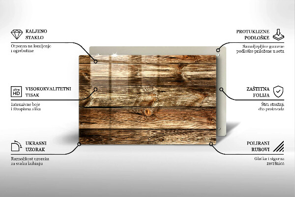 Podstavec pod hřbitovní svíčky Textura dřevěného prkna