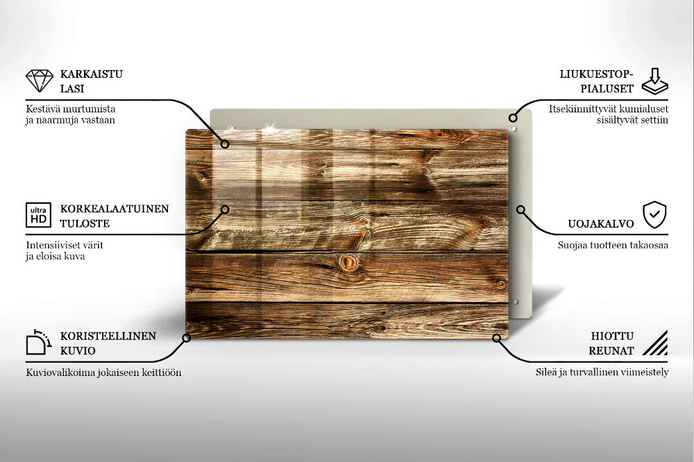 Podstavec pod hřbitovní svíčky Textura dřevěného prkna