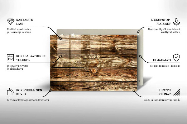 Podstavec pod hřbitovní svíčky Textura dřevěného prkna