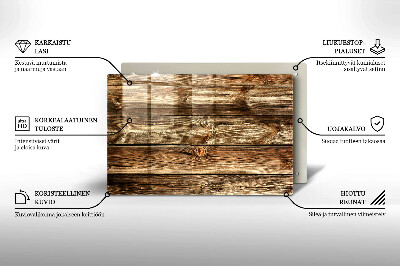 Podstavec pod hřbitovní svíčky Textura dřevěného prkna