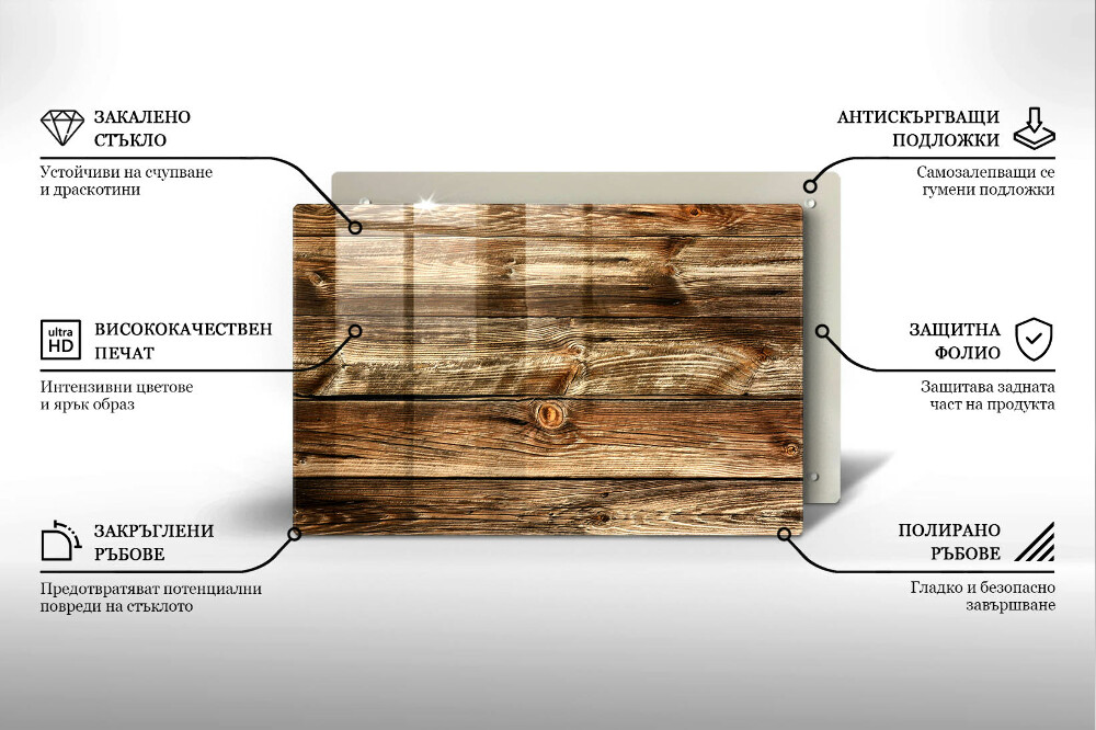 Podstavec pod hřbitovní svíčky Textura dřevěného prkna