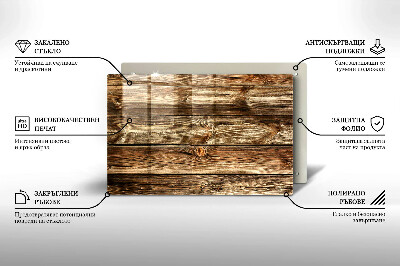 Podstavec pod hřbitovní svíčky Textura dřevěného prkna