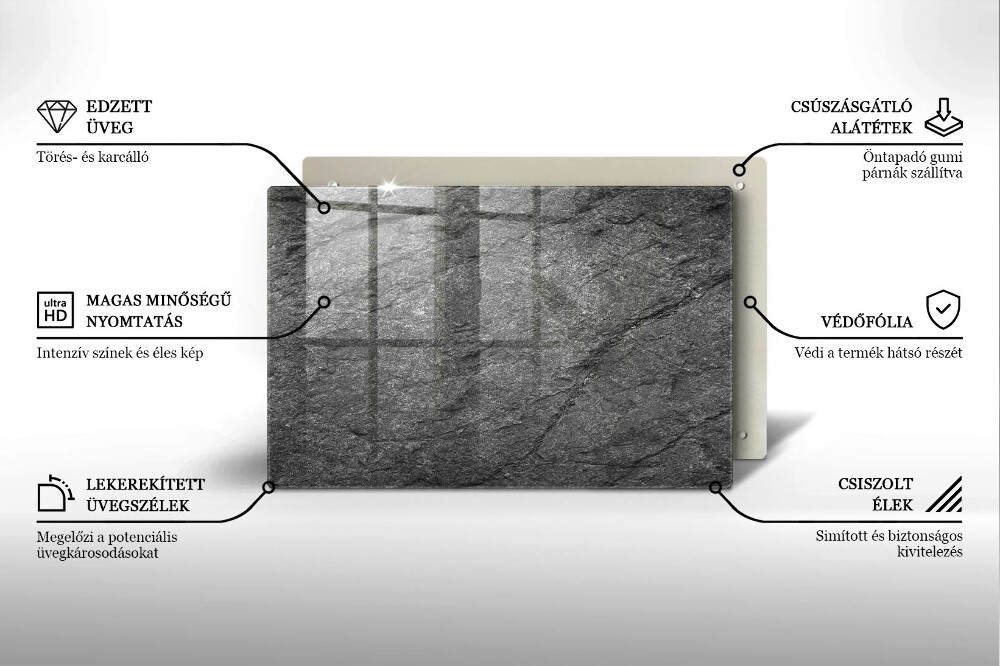 Podstavec pod hřbitovní svíčky Textura kamene