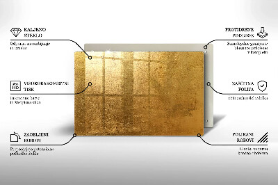 Podstavec pod hřbitovní svíčky Zlatá textura pozadí